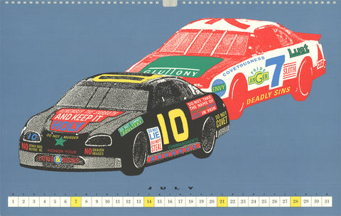 SEYMOUR CHWAST Cars VIII, 1996