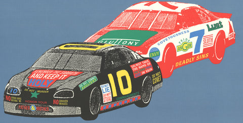 SEYMOUR CHWAST Cars VIII, 1996