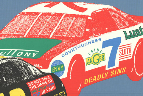 SEYMOUR CHWAST Cars VIII, 1996