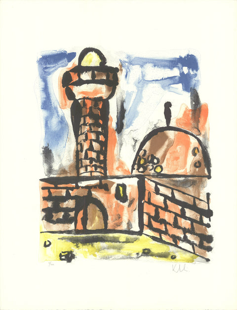 ARTIST UNKNOWN Campanile, 1975 - Signed