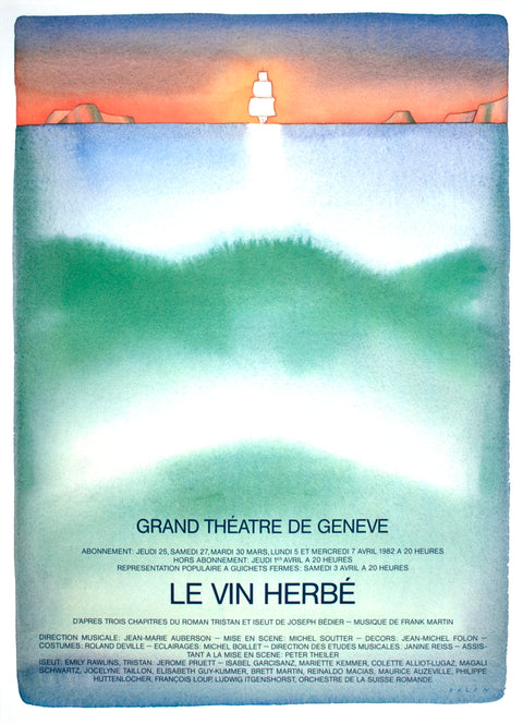 JEAN-MICHEL FOLON Le Vin Herbe, 1982