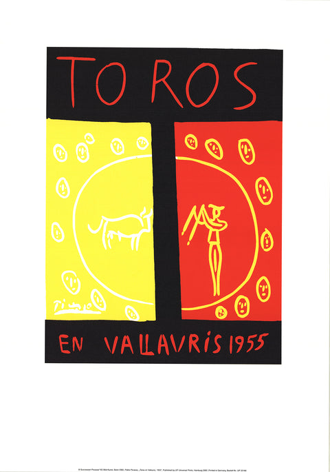 PABLO PICASSO Toros En Vallauris, 1997