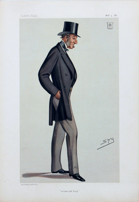 ARTIST UNKNOWN Vanity Fair: A Fin Old Tory, 1972