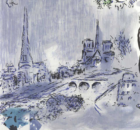 MARC CHAGALL The Magician of Paris, 1970