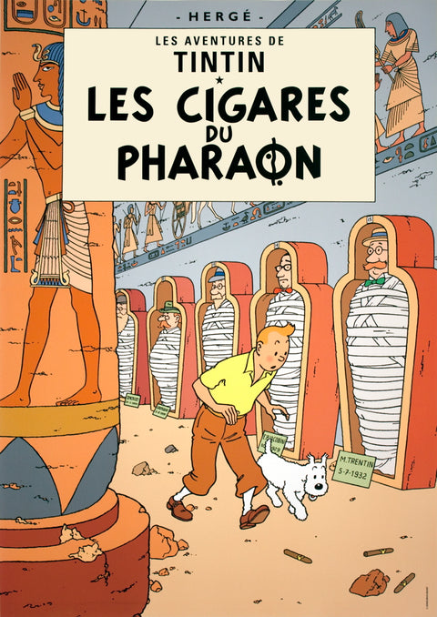 HERGE Les Aventures de Tintin: Les Cigares du Pharaon