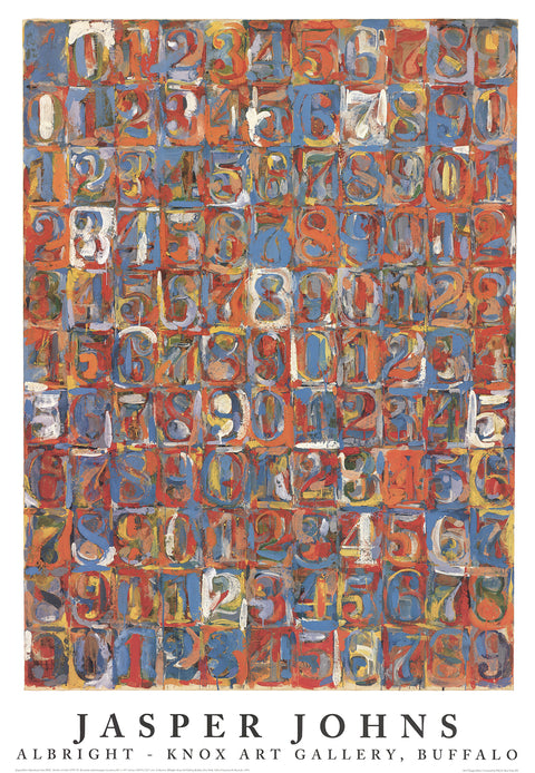 JASPER JOHNS Numbers in Color, 1976