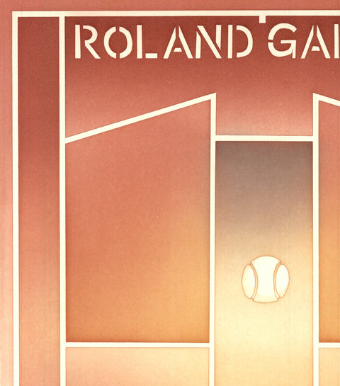 JEAN-MICHEL FOLON Roland Garros  French Open, 1982 - Signed