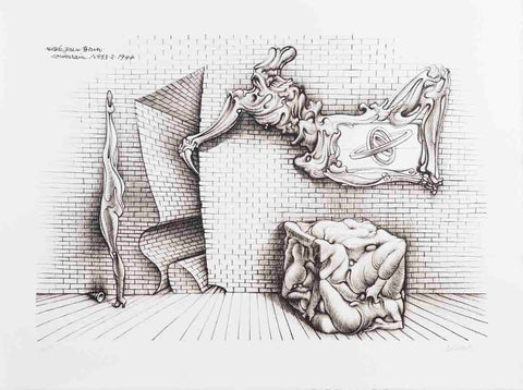 HANS BELLMER Forms and Shapes, 1970 - Signed